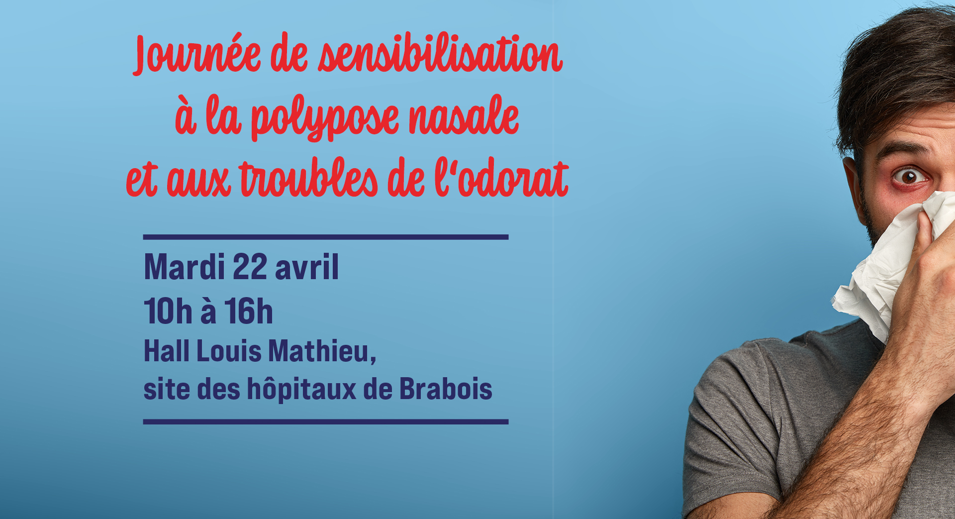 Profitez d'un dépistage gratuit auprès des professionnels du service ORL du CHRU